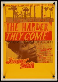 1c0261 HARDER THEY COME German 12x17 1980 Jimmy Cliff, Jamaican reggae music!