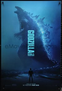 1c1145 GODZILLA: KING OF THE MONSTERS teaser DS 1sh 2019 great full-length image of the creature!