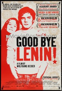 1c1148 GOOD BYE LENIN! 1sh 2004 cool close up art of Daniel Bruhl & Katrin Sass!