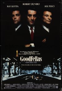 1c1150 GOODFELLAS 1sh 1990 Robert De Niro, Joe Pesci, Ray Liotta, Martin Scorsese classic!