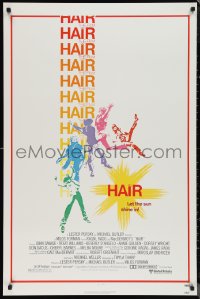 1c1161 HAIR 1sh 1979 Milos Forman musical, Treat Williams, let the sun shine in!