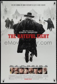 1c1176 HATEFUL EIGHT advance DS 1sh 2015 Tarantino, Russell, Leigh, Jackson, Goggins and cast!