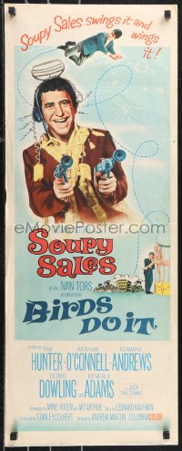 1c0971 BIRDS DO IT insert 1966 zany Soupy Sales with wacky space ray guns!