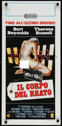 1c0373 PHYSICAL EVIDENCE Italian locandina 1989 different Symeoni art of naked Theresa Russell!