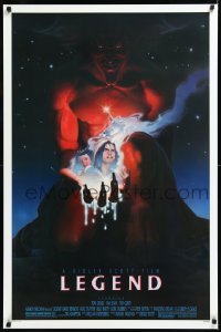 1c1254 LEGEND 1sh 1986 Tom Cruise, Mia Sara, Tim Curry, Ridley Scott, cool fantasy artwork!