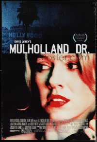 1c1308 MULHOLLAND DR. DS 1sh 2001 David Lynch, cool super close-up close up image of Naomi Watts!