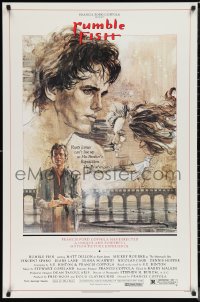 1c1375 RUMBLE FISH 1sh 1983 Francis Ford Coppola, great art of Matt Dillon by John Solie!