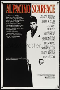 1c1385 SCARFACE 1sh 1983 Al Pacino as Tony Montana, Brian De Palma, Oliver Stone!