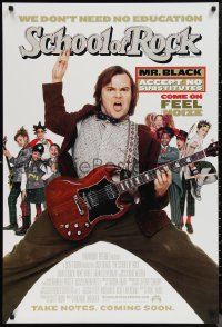 1c1386 SCHOOL OF ROCK int'l advance 1sh 2003 Jack Black teaches 5th grade school kids how to play music!