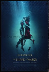 1c1395 SHAPE OF WATER style B int'l DS 1sh 2017 Guillermo del Toro, Doug Jones as the Amphibian Man!