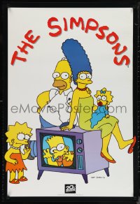 1c0098 SIMPSONS tv poster 1994 Matt Groening, wacky artwork of TV's favorite family!