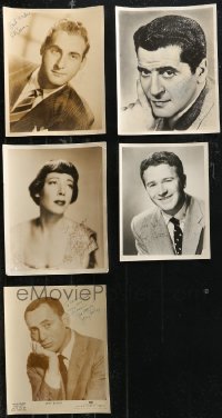 1d0706 LOT OF 5 SECRETARIAL AUTOGRAPHED 8X10 STILLS 1940s-1950s Sid Caesar, Imogene Coca, Bishop