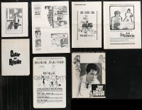 1d0092 LOT OF 7 UNCUT PRESSBOOKS FROM BELMONDO, MONTAND & DELON MOVIES 1960s-1970s cool!