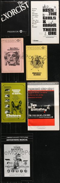 1d0094 LOT OF 7 UNCUT CINEFANTASTIQUE PRESSBOOKS 1970s-1980s advertising from a variety of movies!