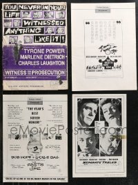 1d0091 LOT OF 7 UNCUT UNITED ARTISTS PRESSBOOKS 1950s-1960s advertising for a variety of movies!