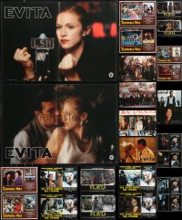 1d0981 LOT OF 30 MOSTLY FORMERLY FOLDED ITALIAN PHOTOBUSTAS 1970s-1990s a variety of great movie scenes!