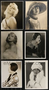 1d0435 LOT OF 7 MOSTLY 11x14 STILLS 1930s-1940s great portraits of a variety of different movie stars!