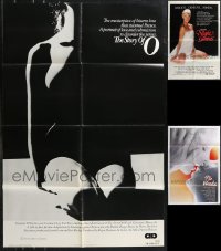 1d0396 LOT OF 3 FOLDED 1970S-80S ONE-SHEETS FROM SEXPLOITATION MOVIES 1970s-1980s sexy images!