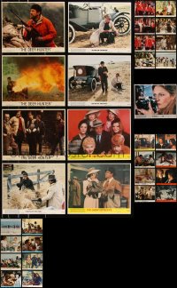 1d0676 LOT OF 33 MINI LOBBY CARDS 1970s incomplete sets from a variety of different movies!