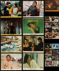 1d0677 LOT OF 32 MINI LOBBY CARDS 1970s-1980s incomplete sets from a variety of different movies!