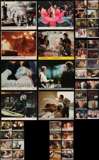 1d0653 LOT OF 70 MINI LOBBY CARDS 1970s-1980s great scenes from a variety of different movies!