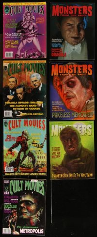 1d0609 LOT OF 7 HORROR MAGAZINES 2000s-2010s filled with great creepy images & articles!