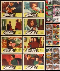 1d0410 LOT OF 32 LOBBY CARDS 1950s-1970s complete & incomplete sets from a variety of movies!