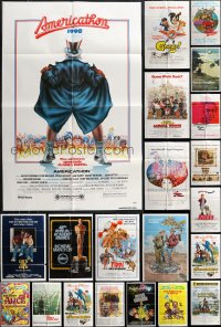 1d0237 LOT OF 36 FOLDED ONE-SHEETS 1960s-1970s great images from a variety of different movies!