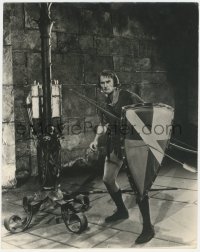 1f2035 ADVENTURES OF ROBIN HOOD deluxe RE-STRIKE 11x14 still 1938 Errol Flynn with arrows in shield!