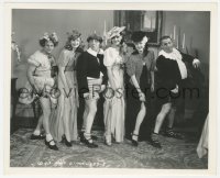 1f2288 ALL THE WORLD'S A STOOGE 8.25x10 still 1941 Moe, Larry & Curly with ladies, all showing legs!