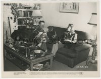 1f2291 ANN SHERIDAN/GEORGE BRENT 8x10.25 still 1942 husband and wife at home with three dogs!