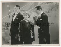 1f2331 GOLDEN ARROW 7.75x10 still 1936 Bette Davis and George Brent eyeing each other by third man!