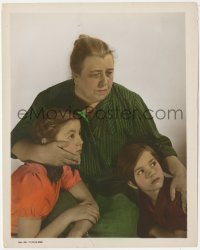 1f2337 GRAPES OF WRATH color 8.25x10.25 still 1940 great close up of Jane Darwell holding kids!