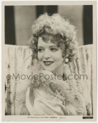 1f2340 HOOPLA 8x10.25 still 1933 great head and shoulders portrait of Clara Bow with cool hair!