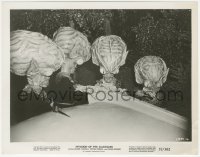 1f2344 INVASION OF THE SAUCER MEN 8x10.25 still 1957 close up of cabbage head aliens in woods!