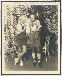 1f2362 MARION DAVIES' TYROLEAN NIGHT deluxe 8x10 still 1934 bored Jean Harlow and Jimmy Shields!