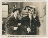 1f2367 MONKEY BUSINESS 8x10 still 1931 Grouch Marx w/ cigar on phone with Chico clowning beside him!