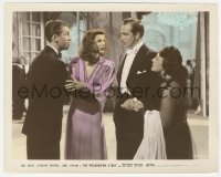 1f2381 PHILADELPHIA STORY color 8x10 still 1940 Katharine Hepburn, James Stewart, John Howard, Nash!