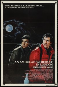 1f0905 AMERICAN WEREWOLF IN LONDON 1sh 1981 David Naughton, Agutter, Dunne, John Landis!