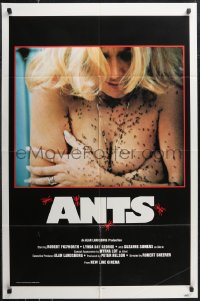 1f0913 ANTS 1sh 1978 close-up of then-unknown topless Suzanne Somers covered by deadly ants!