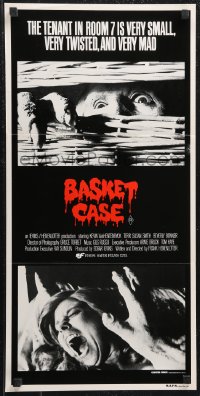 1f1637 BASKET CASE Aust daybill 1982 the tenant in room 7 is very small, very twisted & VERY mad!