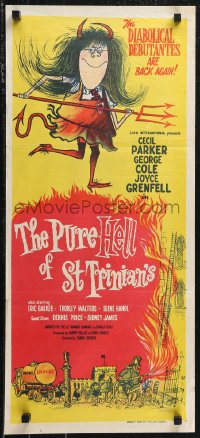 1f1686 PURE HELL OF ST TRINIAN'S Aust daybill 1961 Cecil Parker, George Cole, wacky English comedy!