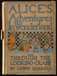 1f0184 ALICE IN WONDERLAND Grosset & Dunlap movie edition hardcover book 1918 Lewis Carroll, rare!