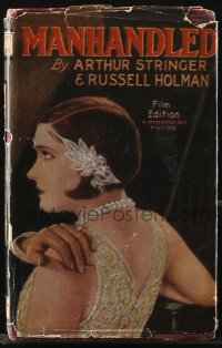 1f2261 MANHANDLED Readers Library Publishing Company English hardcover book 1924 Gloria Swanson