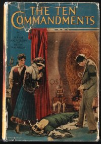 1f2267 TEN COMMANDMENTS Grosset & Dunlap movie edition hardcover book 1924 Cecil B. DeMille classic!