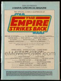 1f0096 EMPIRE STRIKES BACK comic book 1980 Marvel Super Special Magazine #16, great cover art!