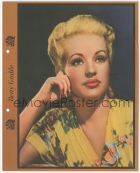 1f2116 BETTY GRABLE Dixie ice cream premium 1941 sexy head & shoulders portrait, Moon Over Miami!