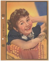 1f2125 JANE WITHERS Dixie ice cream premium 1937 great smiling portrait when she made Checkers!