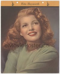 1f2132 RITA HAYWORTH Dixie ice cream premium 1947 beautiful portrait, making The Lady From Shanghai!