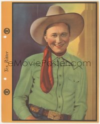 1f2133 TEX RITTER Dixie ice cream premium 1939 smiling portrait of the Monogram singing cowboy star!